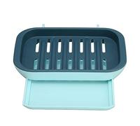 Portasapone Staccabile Drenante, Portasapone da Appendere Alla Parete per Doccia, Bagno, Viaggio, Materiale ABS Portatile, Design Dalla Forma Unica con Vassoio