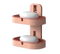 Portasapone - Supporto per spugna a doppio strato | Extend Soap Life Supporto per saponetta | Portasapone a ventosa per bagno | Porta sapone a parete | Supporto per griglia