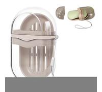 Portasapone Trasparente - Scarico In Resistente, Vassoio Per Lavandino Del Bagno, Coperchio Impermeabile | Cucina Controsoffitto Lavanderia Dormitorio Universitario Borsa Sportiva Zaino Valig