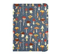 Portasaporto in pelle a forma di fungo, stelle e lanterne, antifurto, per donne, viaggi d'affari