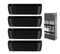 Portascarpe Organizzatore 4 Pezzi Moderni Risparmio Spazio Stoccaggio da | Set Organizzatore Portascarpe Nero Per Casa Camera Bagno Ingresso Appartamento Dormitorio Camper Hotel Sneakers Ci