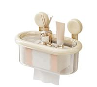 Portascatola di da Parete | Organizzatore Per Carta Assorbente Con Ventose - Portacarta Asciugamani a Parete,Per Chiavi Cancelleria Rossetto Ufficio Laboratorio Cucina Bagno Soggiorno Camera da