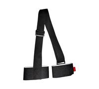 Portasci a spalla, cinghie da sci in nylon, regolabili, per trasportare sci, skimate, comodo porta sci portatile per snowboard, per uomini, donne e bambini, Nero , Refer to description