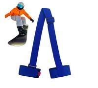 Portasci a spalla - Tracolla versatile per il trasporto degli sci, tracolla porta sci, in nylon, cinghie regolabili per sci | comodo supporto per sci da spalla portatile per snowboard, Blu, Refer to