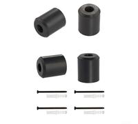 Portasci da parete, in gomma resistente, per riporre la tavola da sci in verticale, supporto regolabile per snowboard verticale, per casa e garage, design malist in miniatura, (4 pezzi)