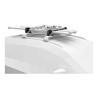 Portasci da tetto auto SnowPack Extender 5 paia argento Argento