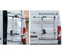 Portasci doppia porta Fabbri VAN SKI RACK DUCATO / JUMPER / BOXER 2006+ x6 sci/4