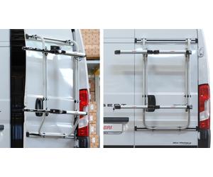 Portasci doppia porta Fabbri VAN SKI RACK MASTER 2011+ x6 sci/4 snowboard silver