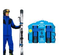 Portasci e bastoncini da sci SKI-N-GO - Blu, M