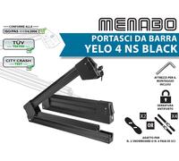 PORTASCI PER BARRE PORTA 4 PAIA SCI O 2 SNOWBOARD MENABO YELO 4 NS BLACK