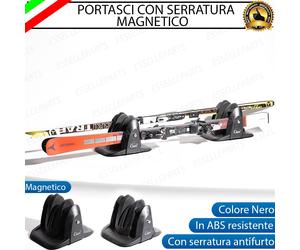 PORTASCI PORTA SCI NERO MAGNETICI CON CHIAVE PER CITROEN AX