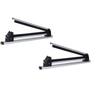 Portasci Ski Lock 2PSC Argento, Supporti Tetto Con Serratura S3, Barre
