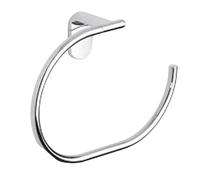 Portasciugamani Ad Anello Cromato Lucido 20cm Metaform Zero B05 Accessori Bagno
