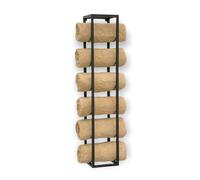 Portasciugamani Bagno Parete Metallo Nero 96243 Scaffale Portasciugamani Mode...