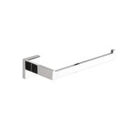 Portasciugamani cromato lucido - nero bronzo finitura a specchio accessori da bagno porta carta igienica accappatoio gancio asciugamano anello & design elegante