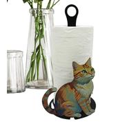 Portasciugamani da cucina | Portasciugamani di carta a forma di gatto - Portasciugamani da terra per scrivania | Per bagno casa appartamento veicolo ricreativo toilette camera dei bambini