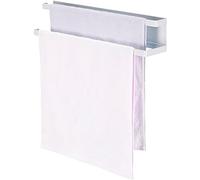 Portasciugamani da cucina - Portasciugamani magnetico per portasciugamani da cucina, per frigorifero, porta, forno e lavastoviglie, lavello senza foratura, moderno, multifunzione, bianco