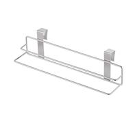 Portasciugamani da porta, in acciaio inox, dietro la porta, 30 cm, a doppio strato, asta portaoggetti da cucina, per appartamento, hotel, lavanderia, camera da letto, casa, bagno, garage, dormitorio