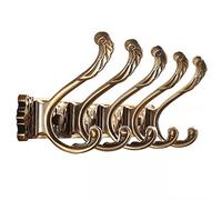 Portasciugamani E Gancio Per Accappatoio In Ottone Anticato Da Parete - Accessori Da Bagno Di Lusso Portasciugamani E Gancio Per Abiti Per Un Elegante Arredamento Della C,5 Hook