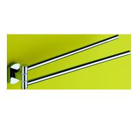 portasciugamani Edera portasalviette e asciugamani con snodo cromato