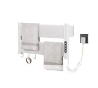 Portasciugamani Elettrico A Temperatura Controllata For La Casa, Riscaldamento, Stendibiancheria, Hotel, Non Perforato, Accessori For Il Bagno Riscaldamento rapido ed efficiente(Left,Blue)