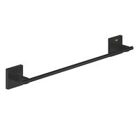 Portasciugamani GROHE Start Cube QuickFix - (metallo, fissaggio nascosto, viti e tasselli inclusi), dimensioni 450 mm, facile da montare con GROHE QuickGlue, nero opaco, 409872430