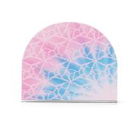 Portasciugamani in acrilico color rosa sfumato tie-dye per tavolo, cucina autoportante portatovaglioli di carta decorazione per la casa per cocktail in fattoria
