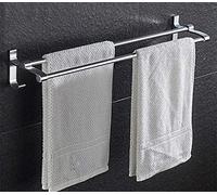 Portasciugamani in alluminio spaziale di alta qualità, resistente, per bagno e cucina, dimensioni 40 cm e 70 cm, elegante asta per appendere e asciugare in modo efficiente