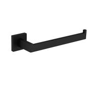 Portasciugamani in bronzo nero lucido finitura a specchio accessori da bagno gancio accappatoio porta carta igienica anello asciugamano elegante montaggio a parete StorageMaterial.