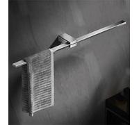 Portasciugamani mobile appendiabiti da bagno supporto da parete bar spazio quadrato mensola bagno cucina Storage 60 cm spazzolato
