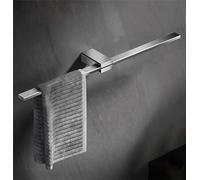 Portasciugamani mobile appendiabiti da bagno supporto da parete bar spazio quadrato mensola bagno cucina portaoggetti 50 cm spazzolato