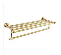 Portasciugamani Portasciugamani in acciaio inox, portasciugamani da parete, colore oro zirconio, Compatible with bagno, doccia, WC porta salviette(Size3)