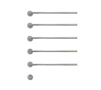 Portasciugamani Riscaldato Elettrico In Acciaio Inossidabile. Asciugamano Termostatico. Radiatore Scaldasalviette A Parete Con Fili Nascosti Riscaldamento rapido ed efficiente(Chrome-5 Rods)