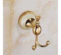 Portasciugamani, Set Di Accessorir il Bagno, Set Di Accessorir il Bagno, Portasciugamani a Doppio Strato in Rame Stile Giada Europea, Anello Portasciugamani, Gancio Appendiabiti, Portarotolo Di Carta