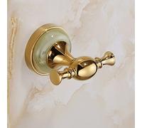 Portasciugamani, Set Di Accessorir il Bagno, Set Di Accessorir il Bagno, Portasciugamani a Doppio Strato in Rame Stile Giada Europea, Anello Portasciugamani, Gancio Appendiabiti, Portarotolo Di Carta