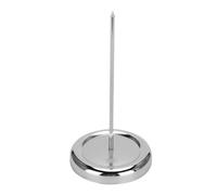 Portascontrini Forchetta for fatture in acciaio inossidabile lunga 145 mm e base larga 75 Bastone for ricevute Asta diritta for in argento Organizzazione da scrivania per ristoranti