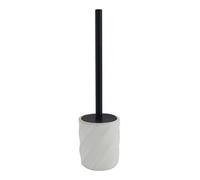 PORTASCOPINO ARREDO DA BAGNO WC RIGATO OBBLIQUO BIANCO CON SCOPINO COMPLETO 8780