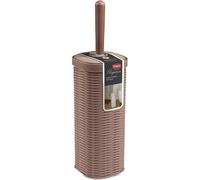 Portascopino elegance in polipropilene - cm.11,5x11,540h. - colore tortora 2 pez