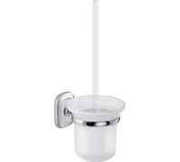Portascopino bagno Everest H 33,5 cm cromato Cromo