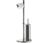 Portascopino bagno Hibiscus H 75 cm cromato Cromo
