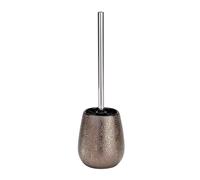 WENKO Portascopino per WC Marrakesh, Ceramica, 12.5 x 41 x 12.5 cm, Marrone