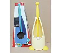 PORTASCOPINO DA BAGNO ELEGANTE IN PLASTICA SCOPETTO PER WC GIOSTYLE GIALLO