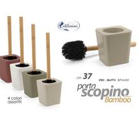 Portascopino da bagno Porta Scopino WC Spazzolone Water MODERNO LEGNO NATUR 37cm