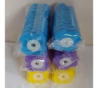 Portascopino da parete con 60 testine in spugna usa e getta e agenti detergenti aroma lavanda limone oceano - Spazzole di pulizia in plastica resistente per un'igiene senza sforzo