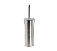 PORTASCOPINO E SCOPINO ACCIAIO DESIGN WATER GABINETTO ACCESSORIO BAGNO WC CROMO