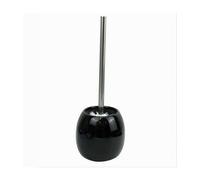 PORTASCOPINO IN CERAMICA NERO CON SCOPINO MODERNO ACCESSORIO ARREDO BAGNO 79251