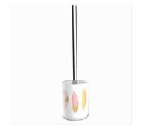 PORTASCOPINO PORTA SCOPINO BAGNO WC TOILETTE CON PIUME CON SCOPINO COMPLETO 6979