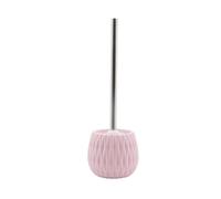 PORTASCOPINO ROSA LAVORATO CON SCOPINO MODERNO ACCESSORIO PER ARREDO BAGNO 79949