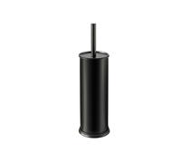 Portascopino Vic - diametro 9,5 cm - altezza 40 cm - acciaio inox - nero satinat