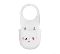 Portascugoni Lavello Cucina in Plastica Bianca - Griglia Drenante Appendibile per Spugne e Stracci - Organizzatore Verticale Salvaspazio per facile da Installare(1pc)